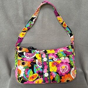 Vera Bradley Va Va Bloom Pattern Cassidy Style Shoulder Handbag Purse